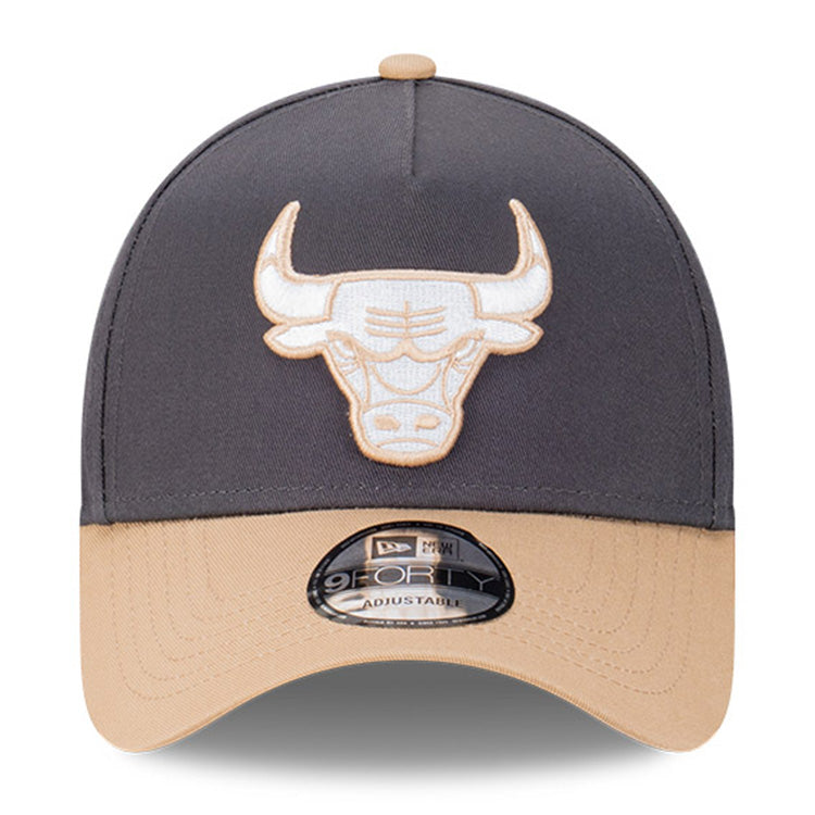 Chicago Bulls NBA Midnight Desert Graphite 9FORTY A-Frame Adjustable Cap