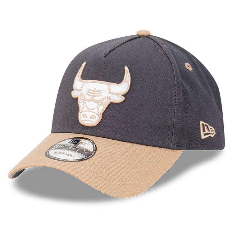 Chicago Bulls NBA Midnight Desert Graphite 9FORTY A-Frame Adjustable Cap