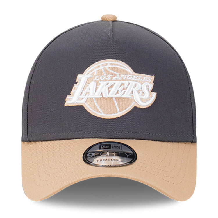 Los Angeles Lakers NBA Midnight Desert Graphite 9FORTY A-Frame Adjustable Cap