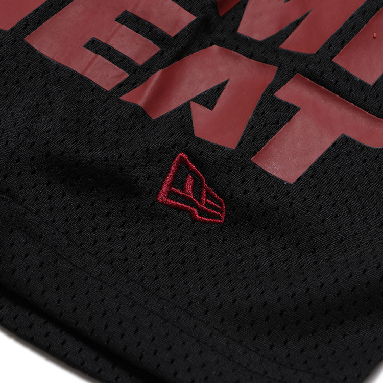 Miami Heat NBA Black Mesh Shorts