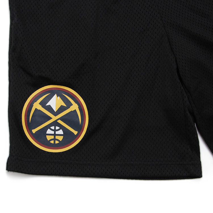 Denver Nuggets NBA Black Mesh Shorts