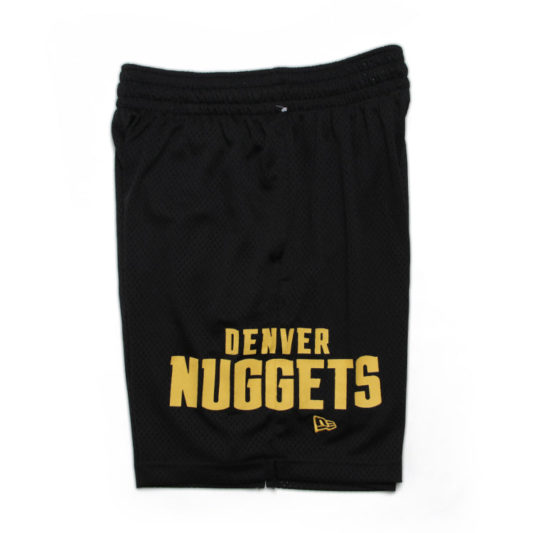 Denver Nuggets NBA Black Mesh Shorts