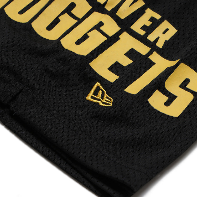 Denver Nuggets NBA Black Mesh Shorts