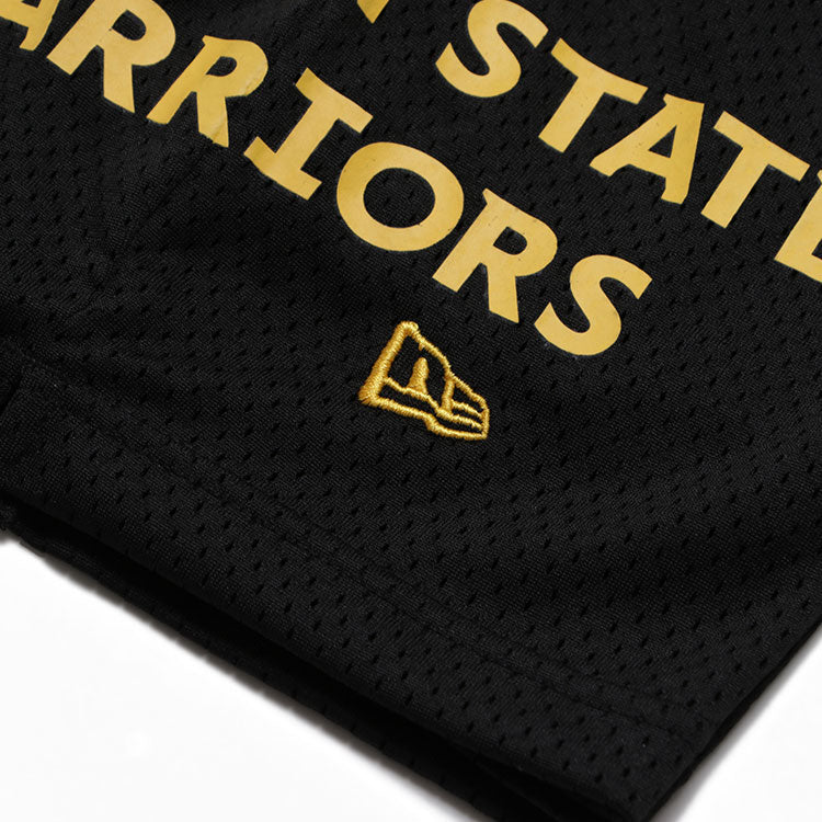 Golden State Warriors NBA Black Mesh Shorts