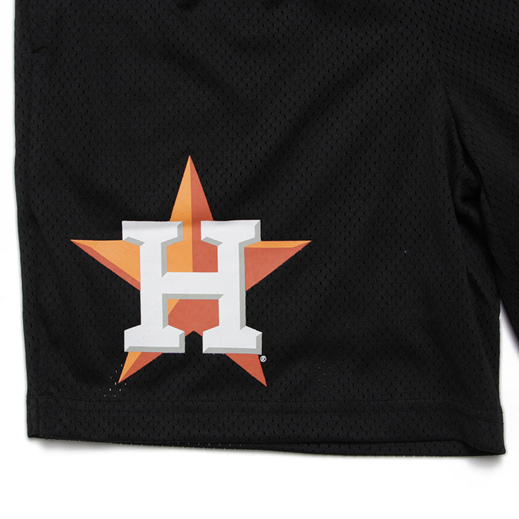 Houston Astros MLB Black Mesh Shorts