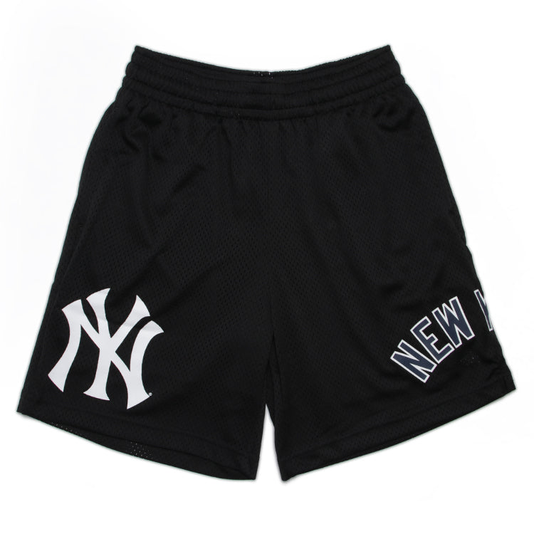 New York Yankees MLB Black Mesh Shorts