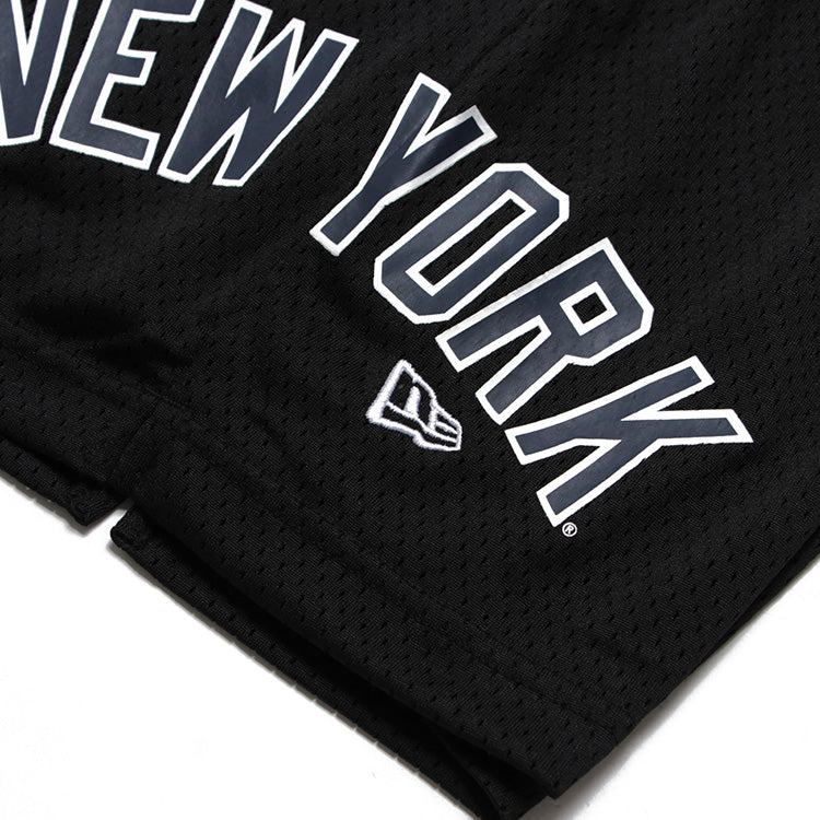 New York Yankees MLB Black Mesh Shorts