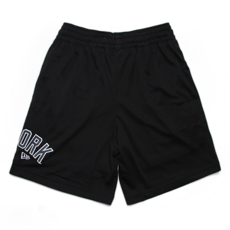 New York Yankees MLB Black Mesh Shorts