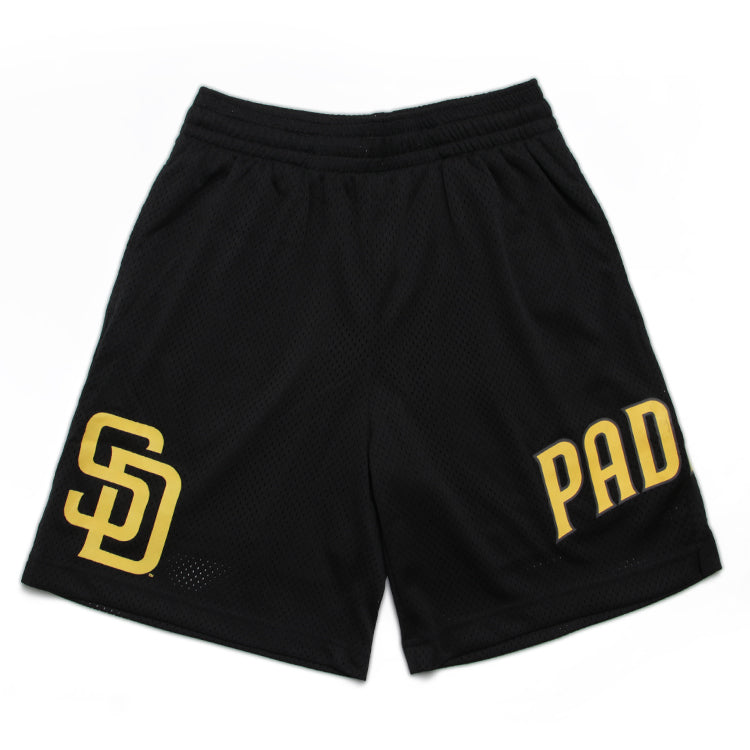 San Diego Padres MLB Black Mesh Shorts