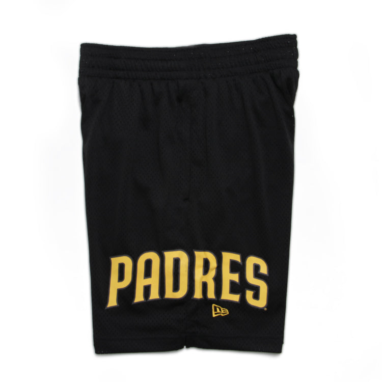 San Diego Padres MLB Black Mesh Shorts