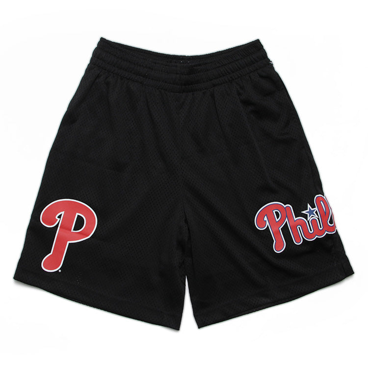 Philadelphia Phillies MLB Black Mesh Shorts