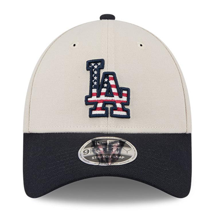 Los Angeles Dodgers MLB 4th of July 2024 Stone on Navy 9FORTY Adjustable Cap