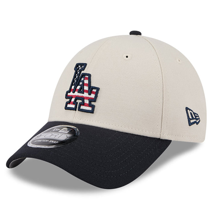 Los Angeles Dodgers MLB 4th of July 2024 Stone on Navy 9FORTY Adjustable Cap