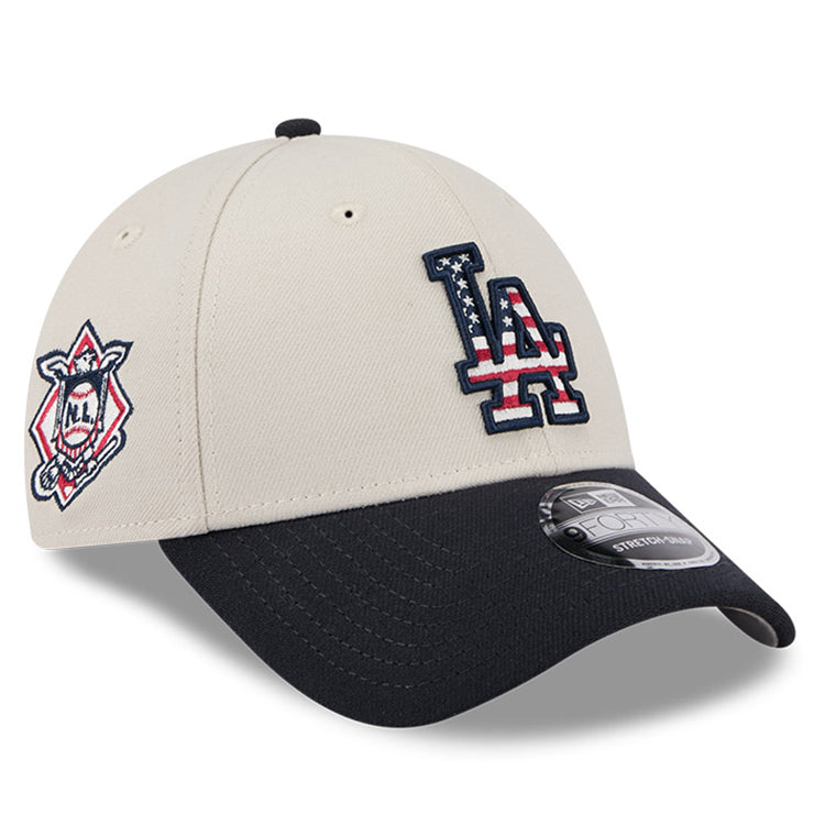 Los Angeles Dodgers MLB 4th of July 2024 Stone on Navy 9FORTY Adjustable Cap