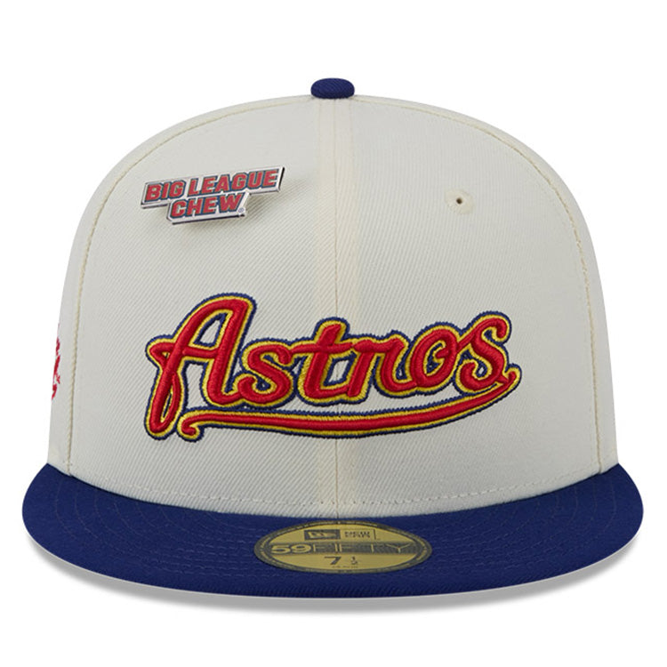 Houston Astros MLB Big League Chew White 59FIFTY Fitted Cap