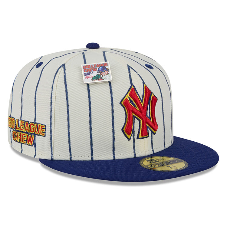 New York Yankees MLB Big League Chew White 59FIFTY Fitted Cap