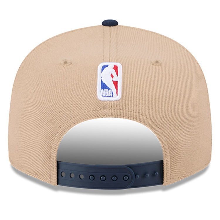 Denver Nuggets NBA 2024 Draft Dark Blue on Camel 9FIFTY Snapback Adjustable Cap