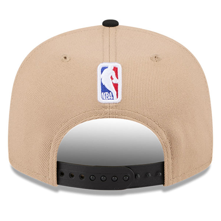 Portland Trail Blazers NBA 2024 Draft Black on Camel 9FIFTY Snapback Adjustable Cap