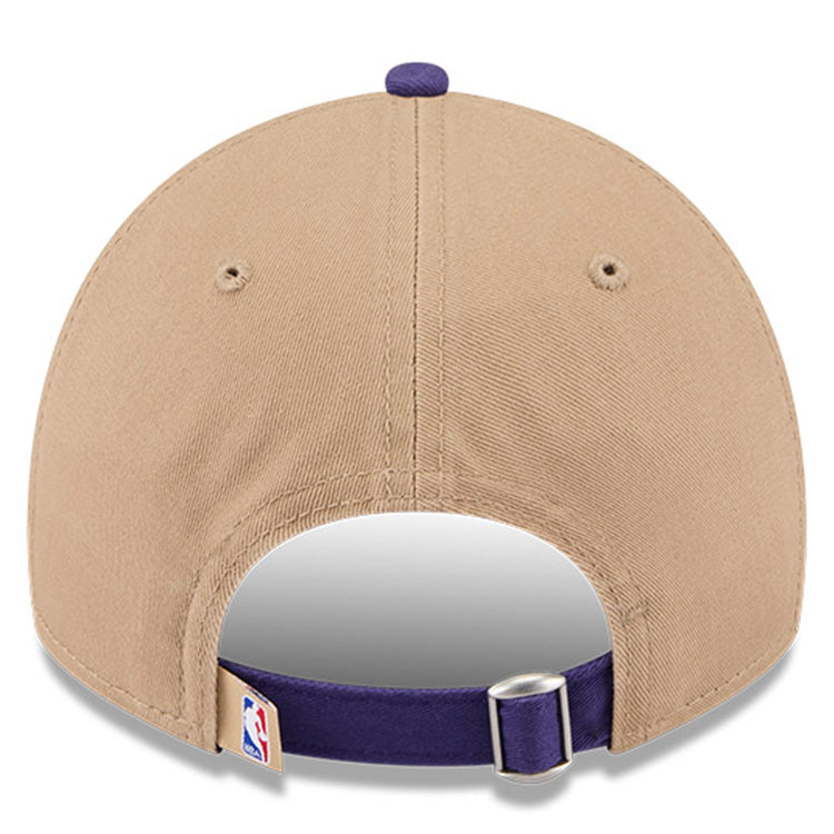 Los Angeles Lakers NBA 2024 Draft Purple on Camel 9TWENTY Adjustable Cap