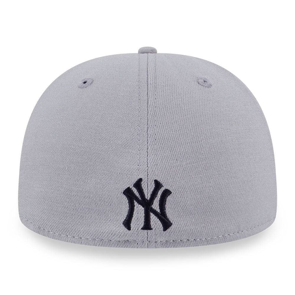 New York Yankees MLB Script Gray 39THIRTY Stretch Fit Cap