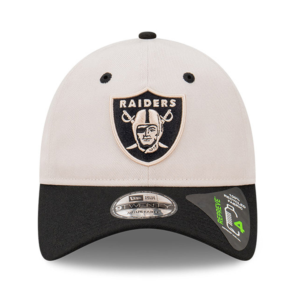 New Era Las Vegas Raiders Stone Black Repreve Stone Black 9TWENTY Adjustable Cap