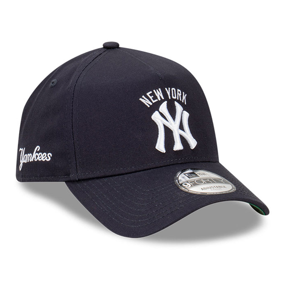 New york Yankees MLB Higher Grade Navy 9FORTY A-Frame Snapback Cap