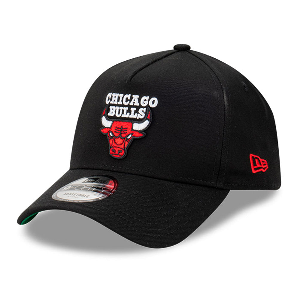 Chicago Bulls NBA Higher Grade Black 9FORTY A-Frame Snapback Cap