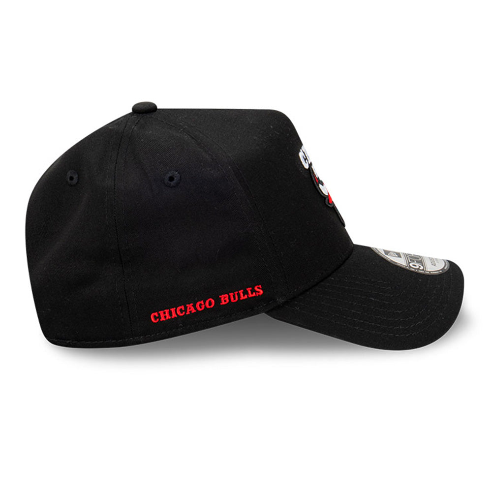 Chicago Bulls NBA Higher Grade Black 9FORTY A-Frame Snapback Cap