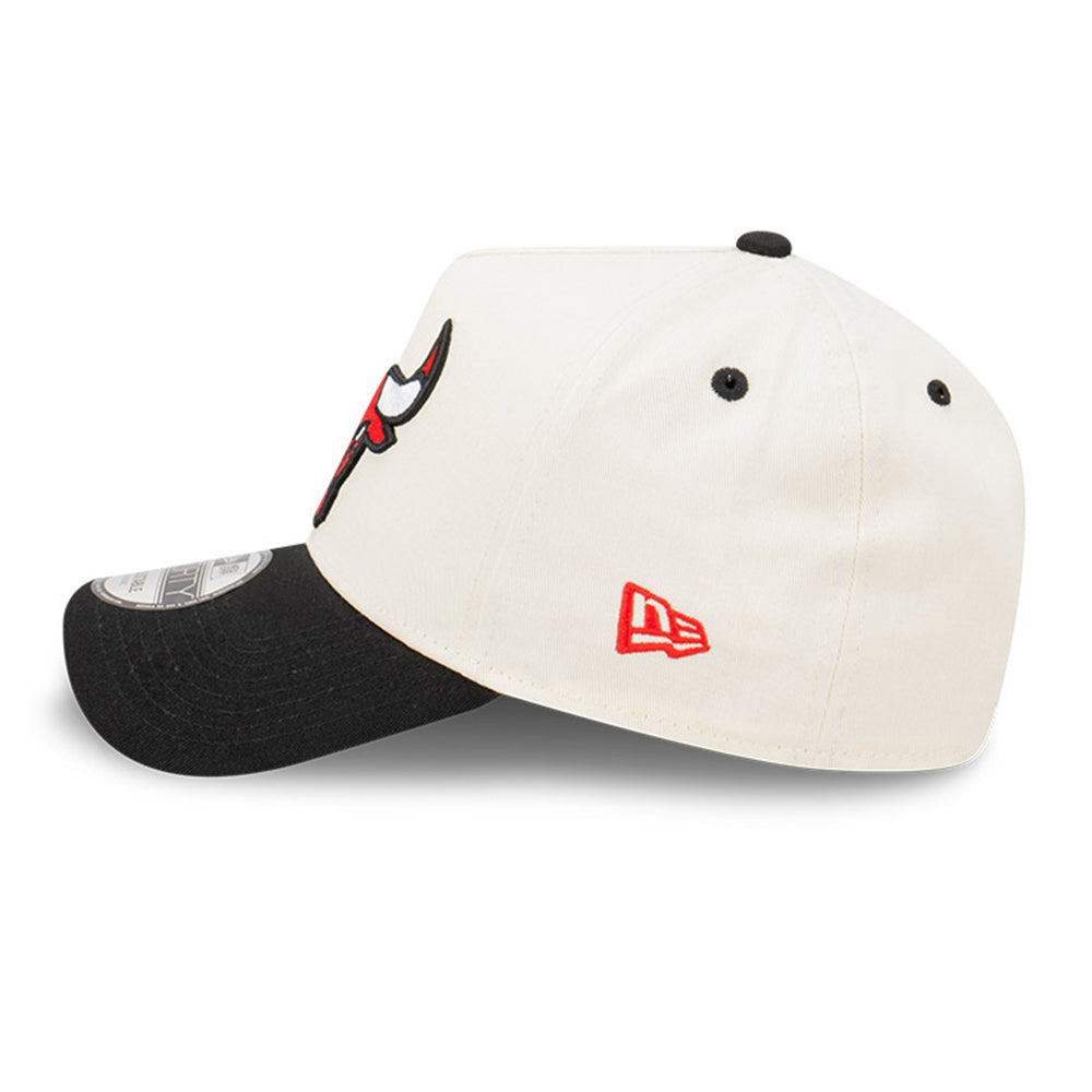 Chicago Bulls NBA Ivory Blaze Chrome White 9FORTY A-Frame Snapback Cap