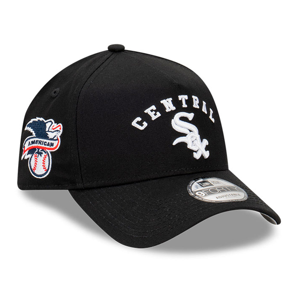 New Era Chicago White Sox MLB Team Division Black 9FORTY A-Frame Snapback Cap