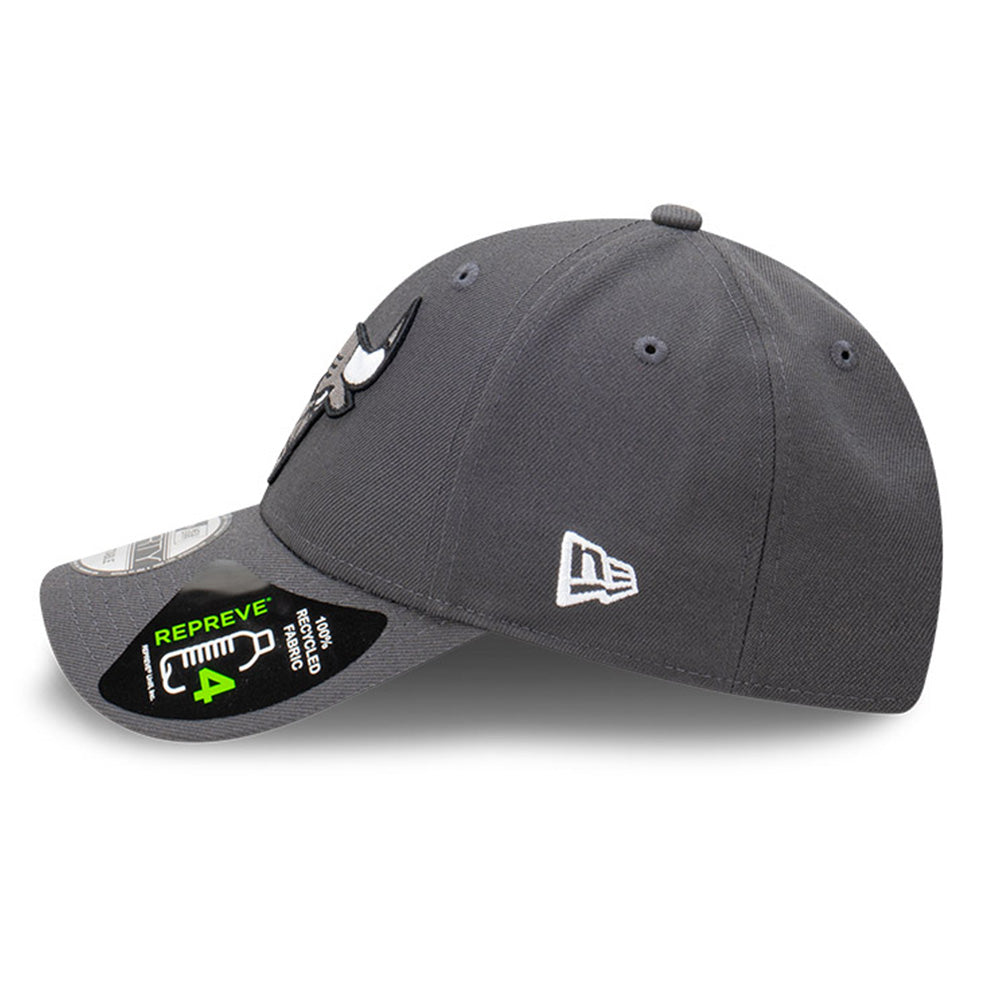 New Era Chicago Bulls Graphite Repreve 9FORTY Snapback Cap