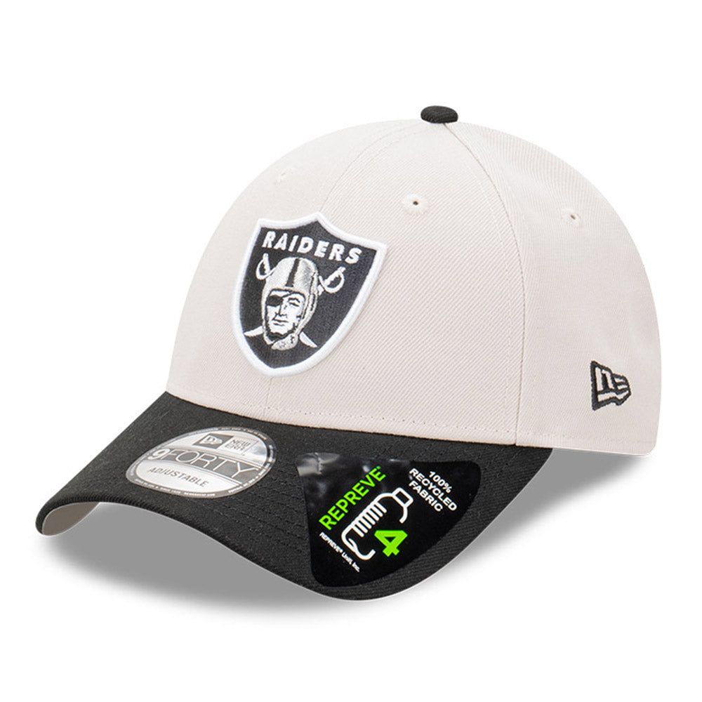 Las Vegas Raiders NFL Two Tone Repreve Stone 9FORTY Adjustable Cap (Essential)