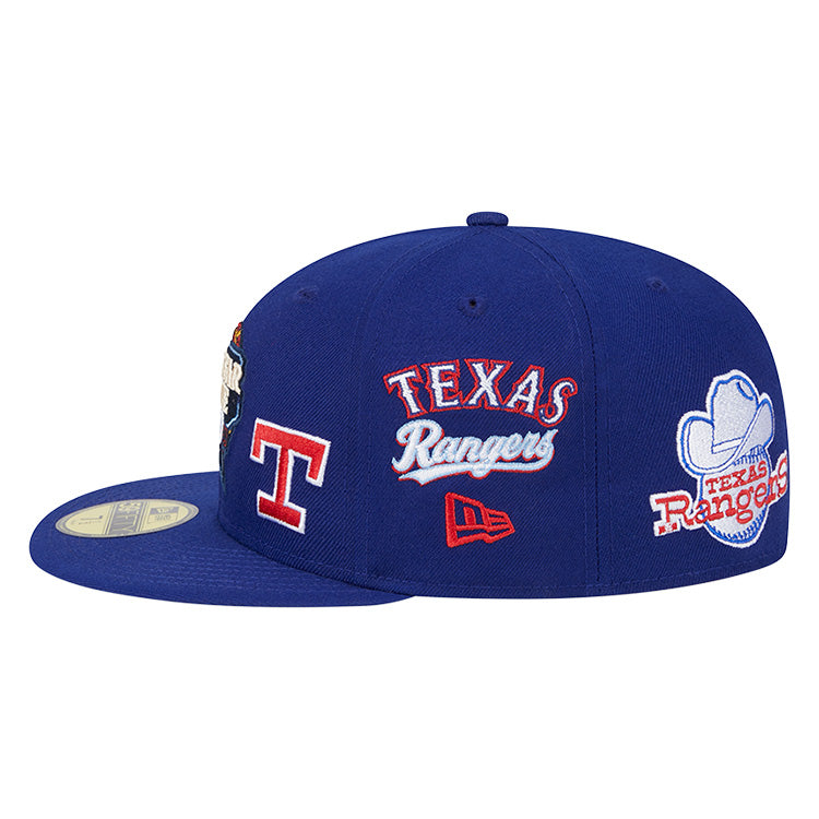 Texas Rangers MLB New top Era Woven Blanket Viva La Raza 59Fifty Size 7 1/2