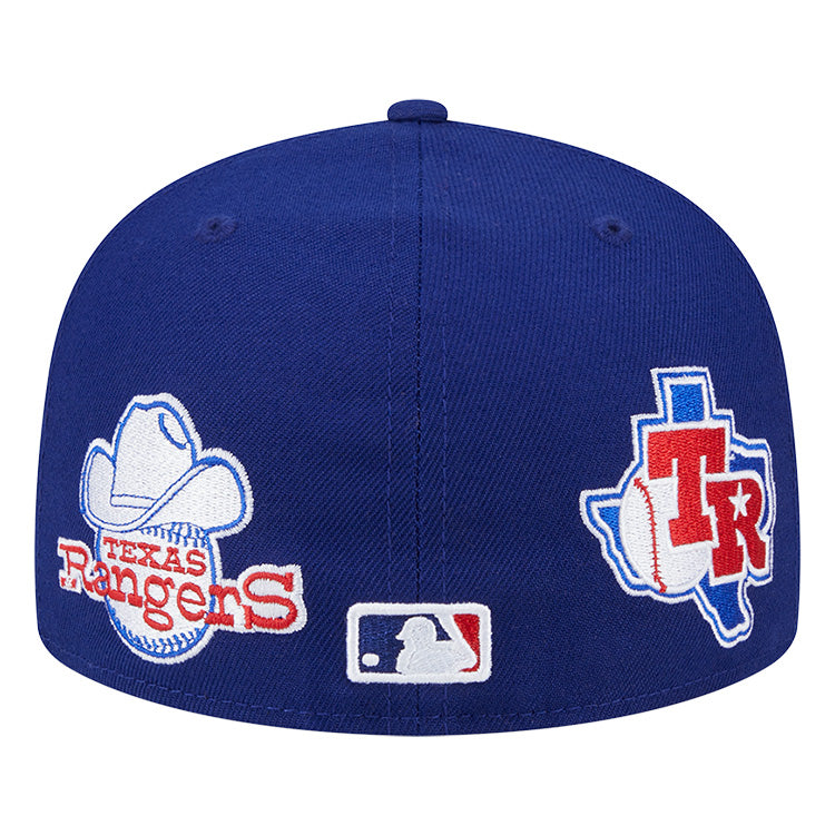 Texas Rangers MLB All Star Games 2024 All Over Navy 59FIFTY Fitted Cap