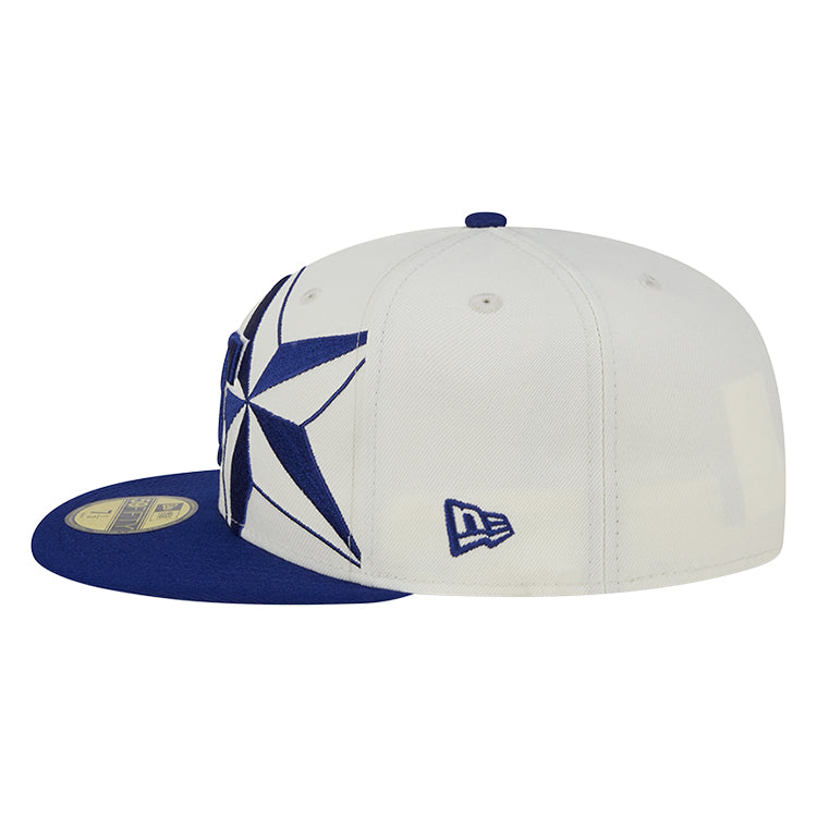 Texas Rangers MLB All Star Games 2024 Lonestar Chrome White 59FIFTY Fitted Cap