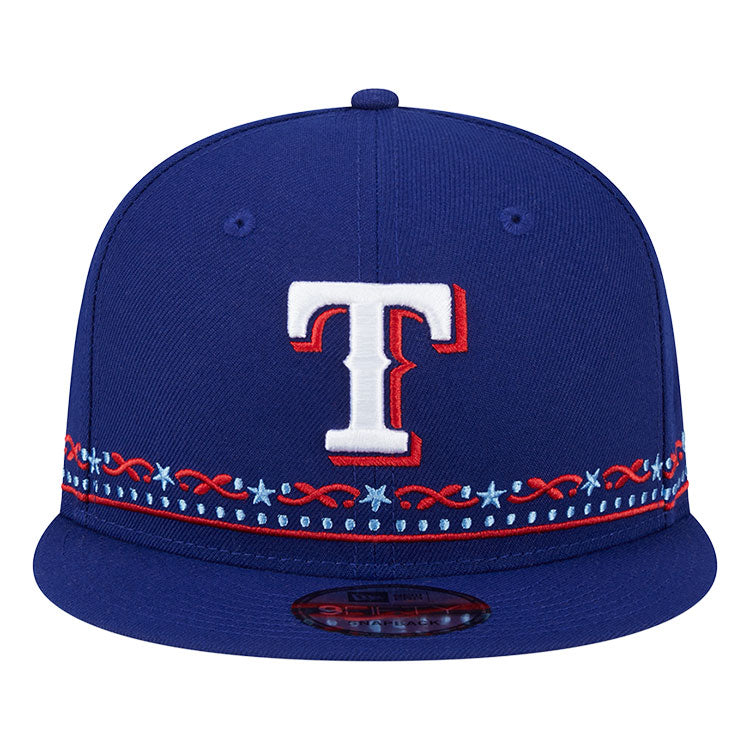 Texas Rangers MLB All Star Games 2024 Detail Navy 9FIFTY Snapback Cap