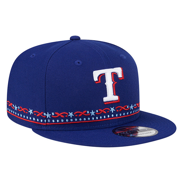 Texas Rangers MLB All Star Games 2024 Detail Navy 9FIFTY Snapback Cap