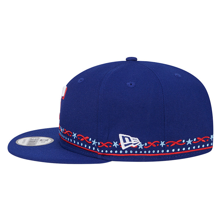 Texas Rangers MLB All Star Games 2024 Detail Navy 9FIFTY Snapback Cap