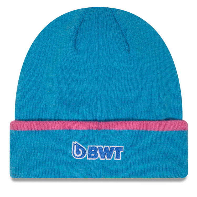 BWT Alpine F1 Racing Team Blue Polylana Cuff Knit Beanie Hat