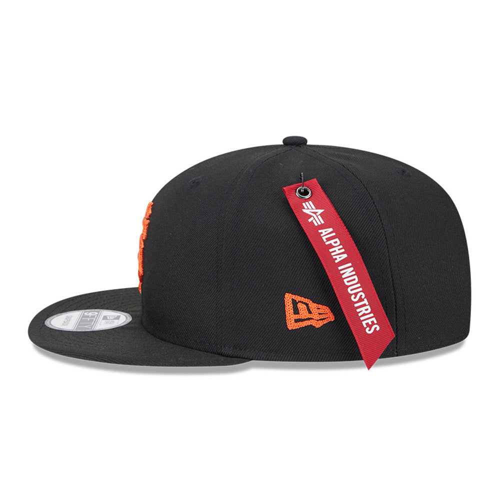 San Francisco Giants MLB Alpha Industries 1086 Black 9FIFTY Cap