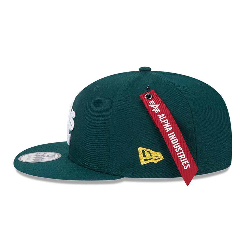 Oakland Athletics MLB Alpha Industries 1086 Green 9FIFTY Cap