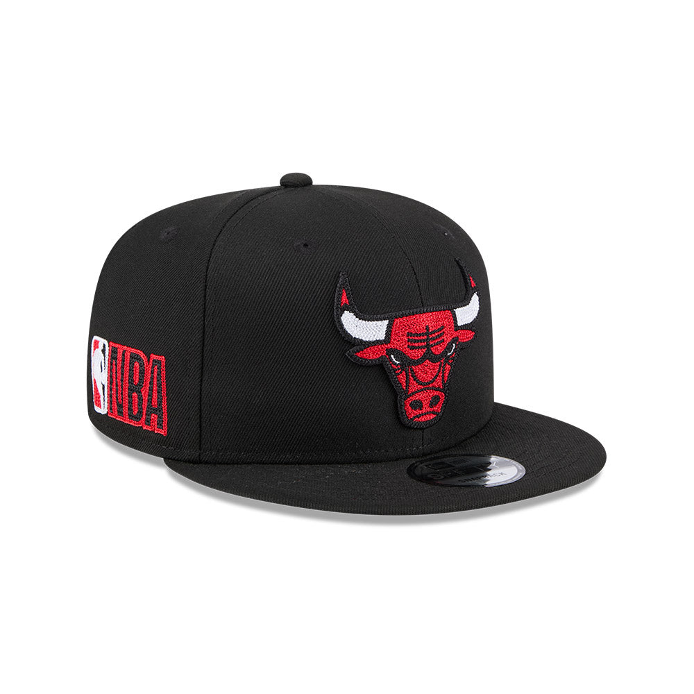 Chicago Bulls NBA Alpha Industries 1086 Black 9FIFTY Snapback Cap