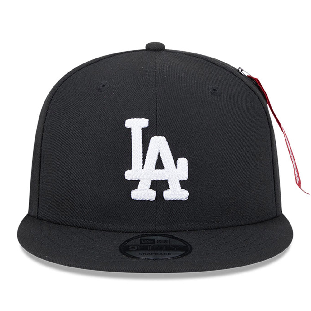 Los Angeles Dodgers MLB Alpha Industries 1086 Black 9FIFTY Cap