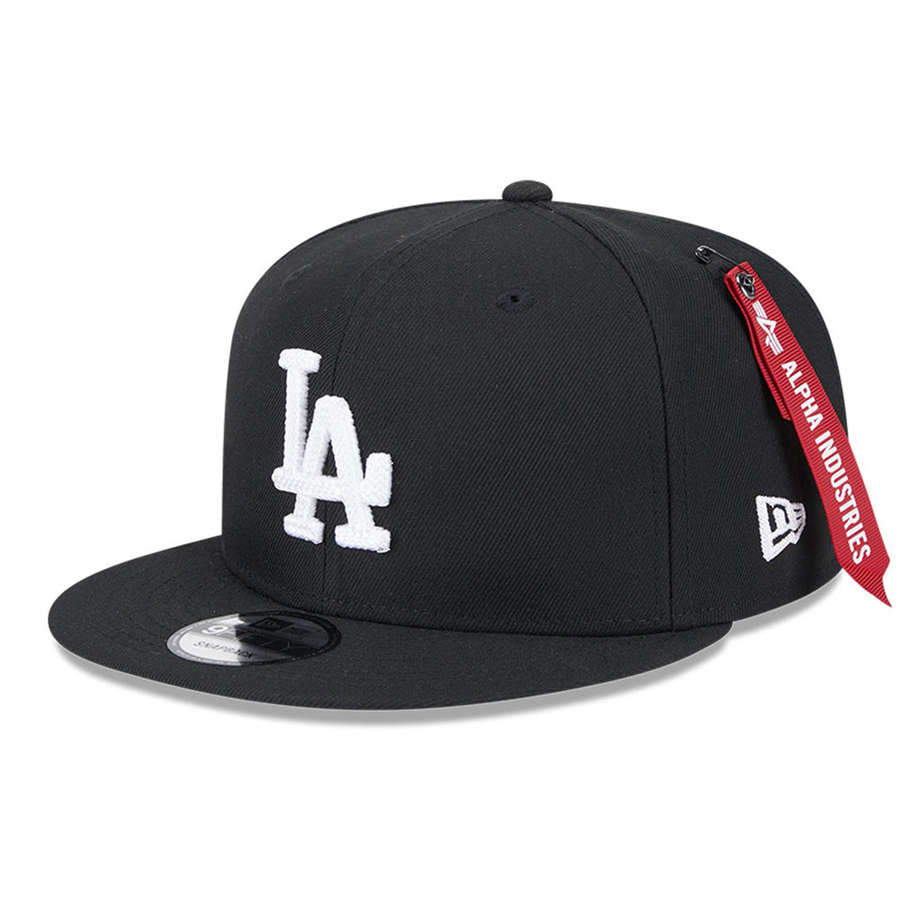 Los Angeles Dodgers MLB Alpha Industries 1086 Black 9FIFTY Cap