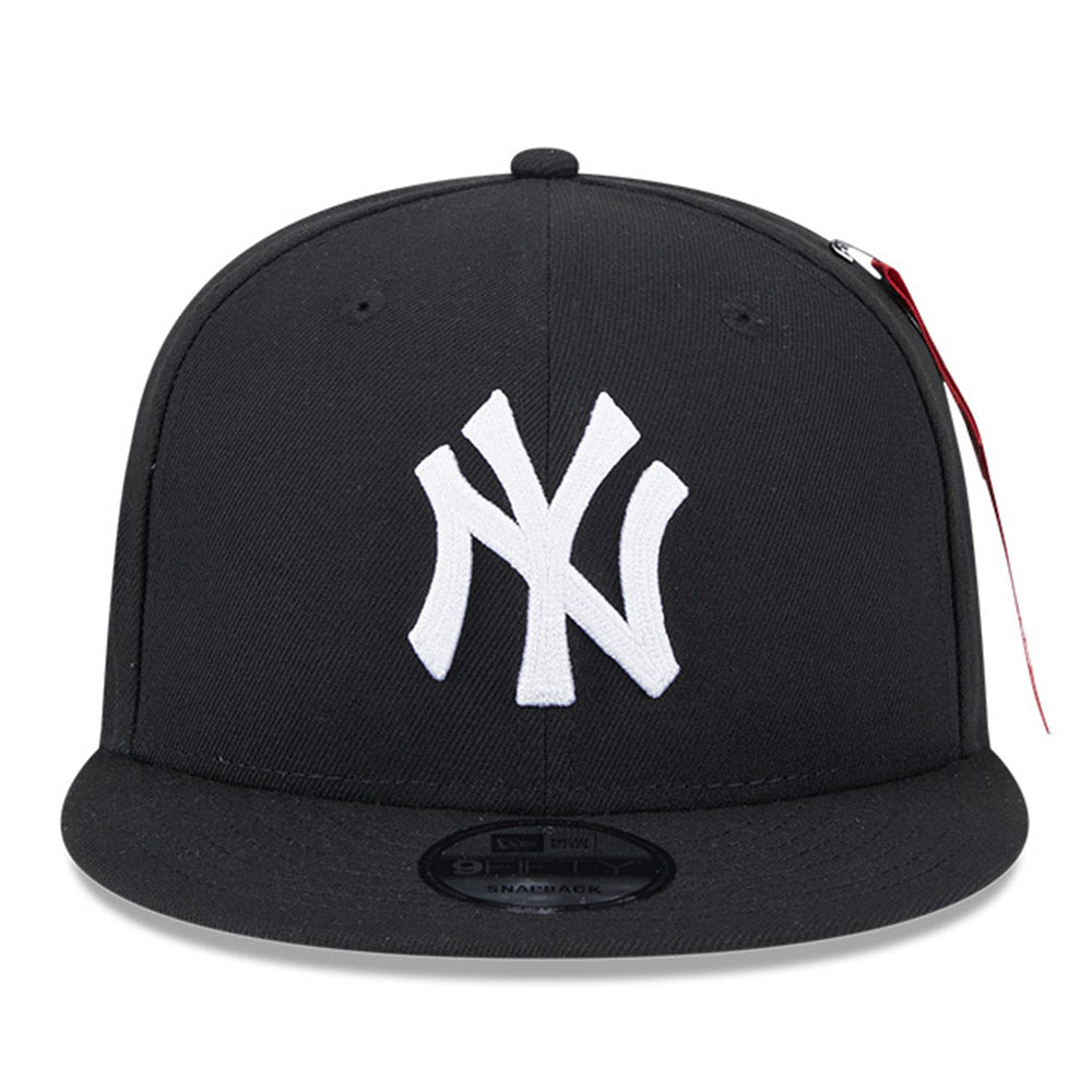 New York Yankees MLB Alpha Industries 1086 Black 9FIFTY Cap