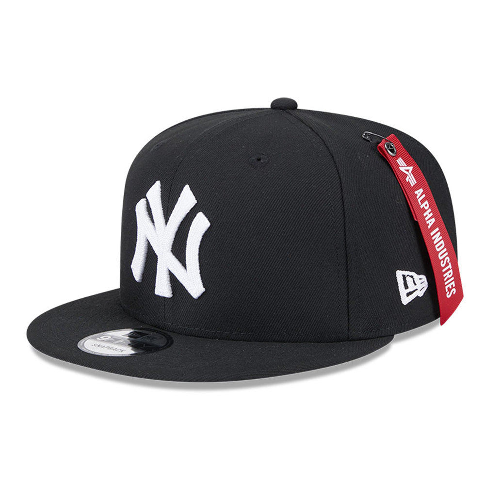 New York Yankees MLB Alpha Industries 1086 Black 9FIFTY Cap