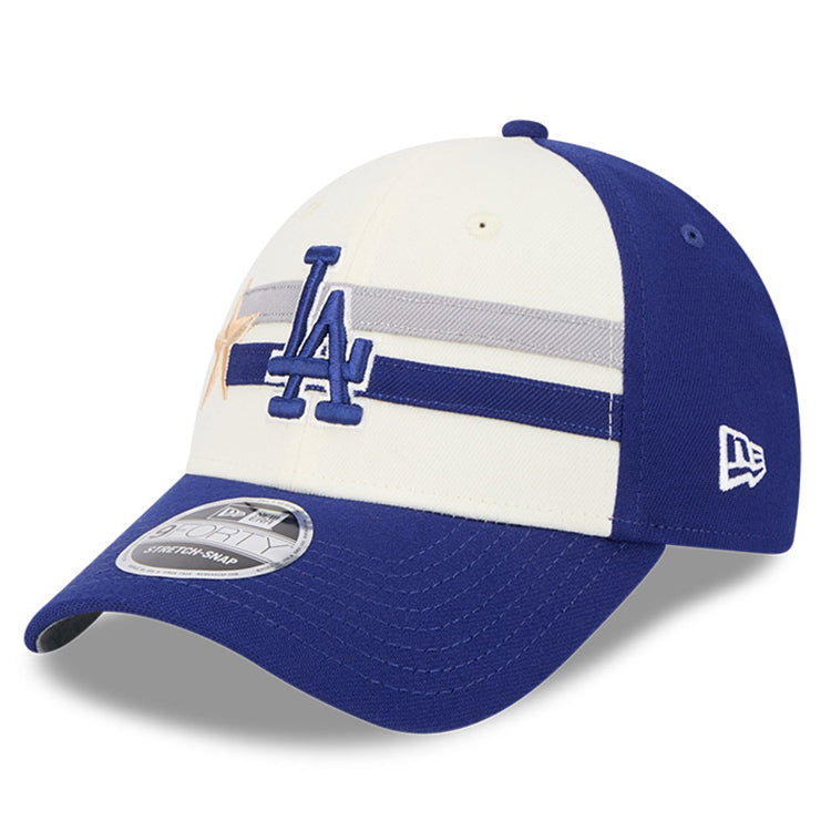 Los Angeles Dodgers MLB All Star Games 2024 Workout Dark Blue 9FORTY Stretch Snap Cap