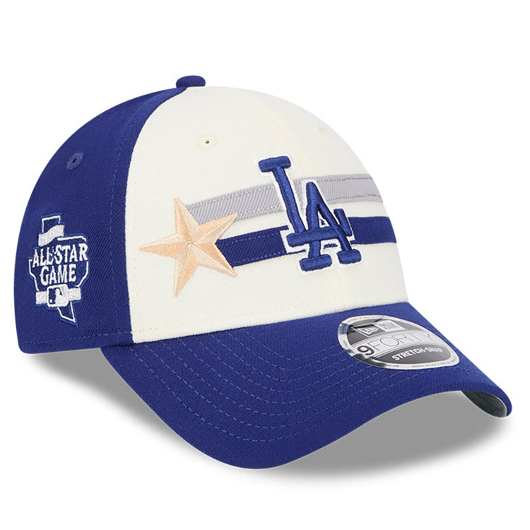 Los Angeles Dodgers MLB All Star Games 2024 Workout Dark Blue 9FORTY Stretch Snap Cap