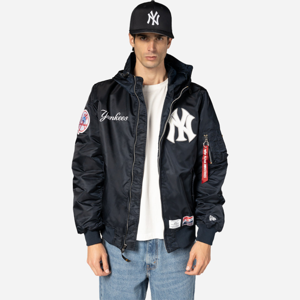 New York Yankees MLB Alpha Industries L2B F3 E1367BG26 Navy Jacket