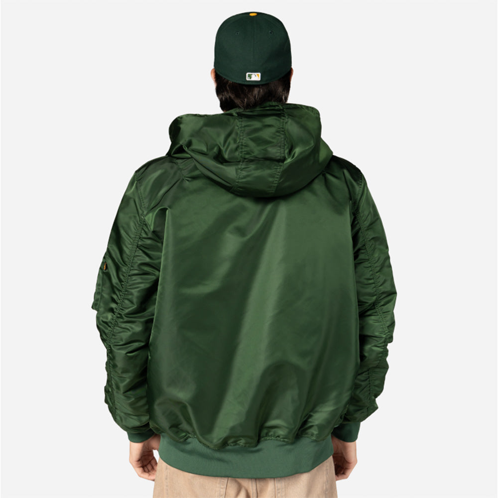 Oakland Athletics MLB Alpha Industries L2B F3 E1367BG26 Green Jacket